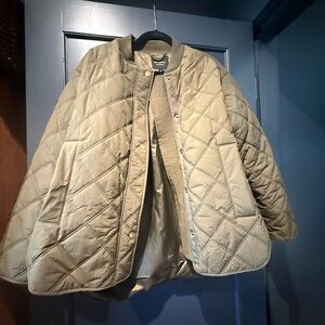 Banana Republic Quilted Jacket Olive